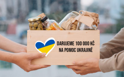Darujeme 100 000 Kč na pomoc Ukrajině